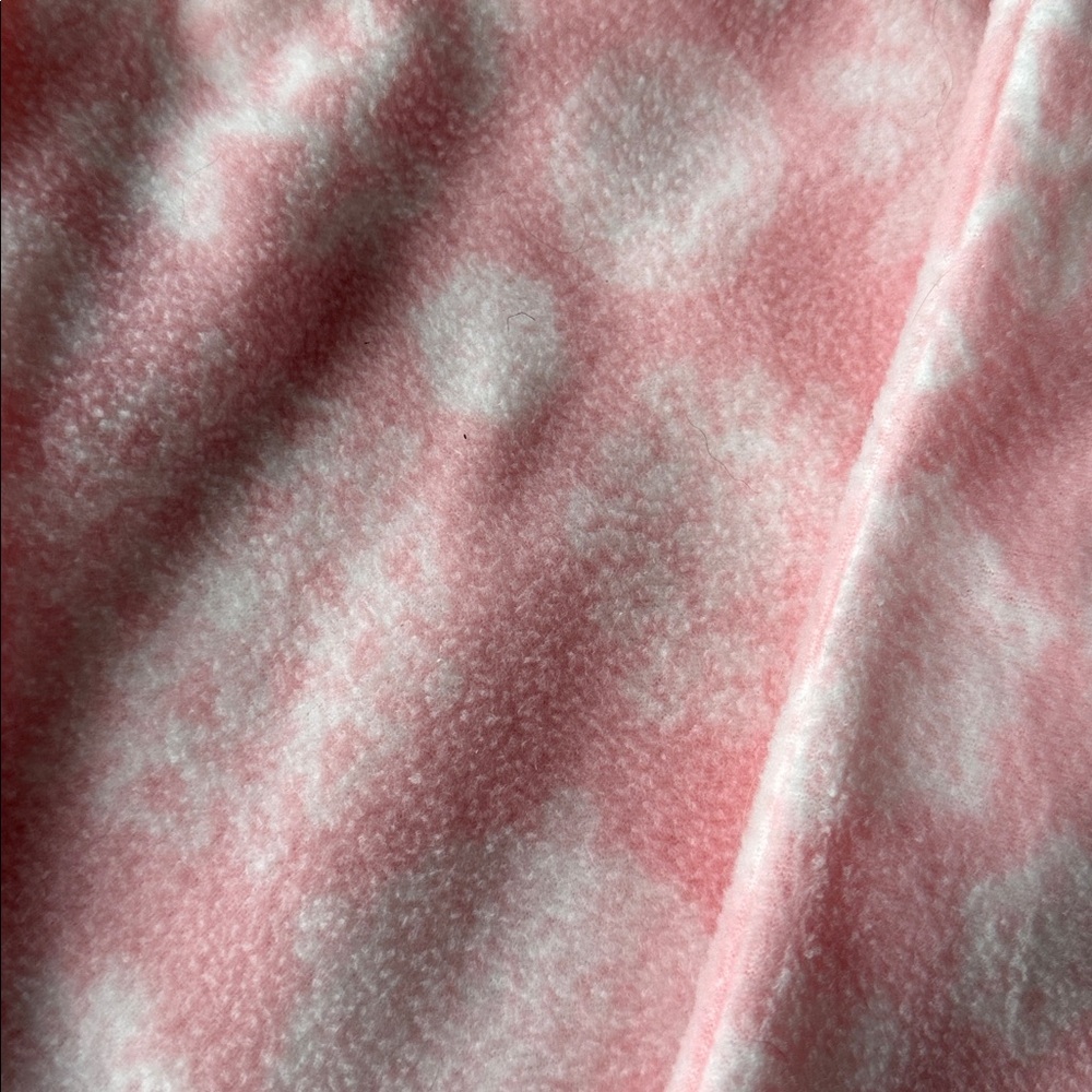 Fuzzy Soft Pink & White Snowflake Pajama Pants~Small - Picture 6 of 6
